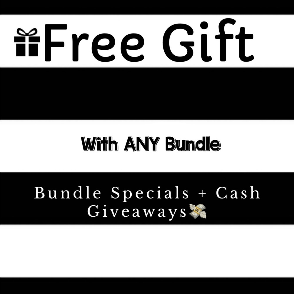 ✨ Free Gift with Any Bundle +Specials & Giveaways ✨